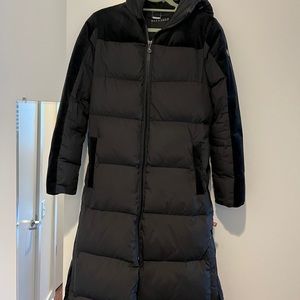 Bernardo Puffer coat with sleeve details